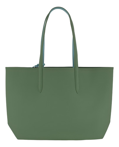 Bolso Lacoste Nf2142aa Verde Original Verde/azul Lisa Níquel Verde Musgo