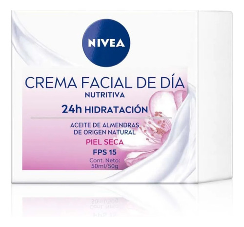 Crema Día Facial Nivea Essentials Fps 15 Piel Seca 50ml/50g