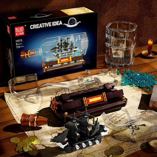 Juegos De Construcción De Juguetes De Barco En Botella, Kits