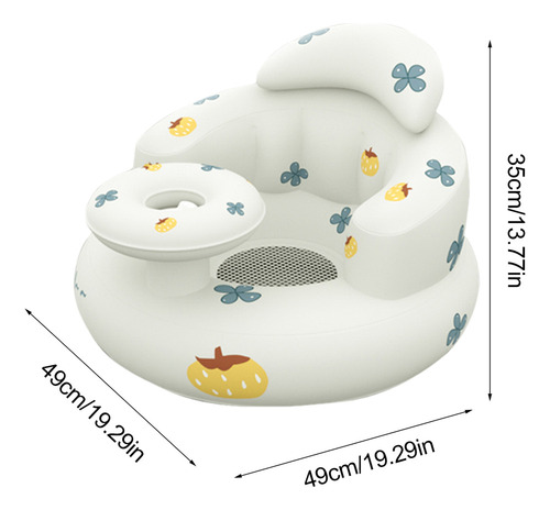 Nuevo Silla Inflable Silla Apoyo Bebé Niños De 3-36 Meses