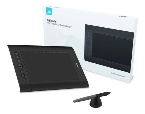 Tableta Digitalizadora Grafica Huion H610pro V2 Dibujo Arte Color Negro