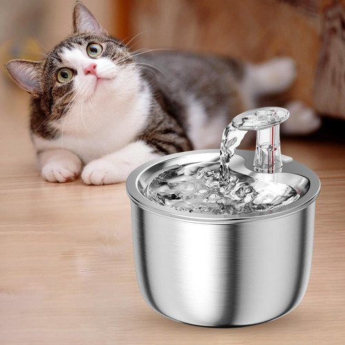 Fuente De Agua Para Gatos Filtración Automática