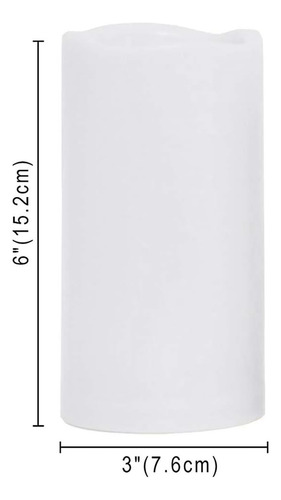 Velas Led Parpadeantes Sin Llama, Juego De 6 Velas Led (alto