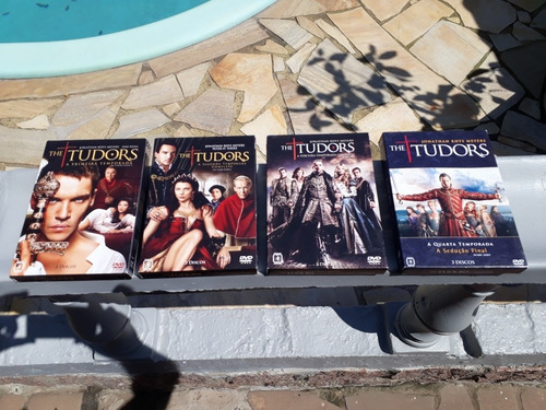 Box The Tudors 1, 2, 3 E 4 Temporada Originais (Usado)