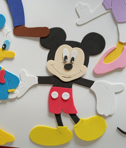 La Casa De Mickey Mouse Minnie Apliques En Goma Eva 20 Cm