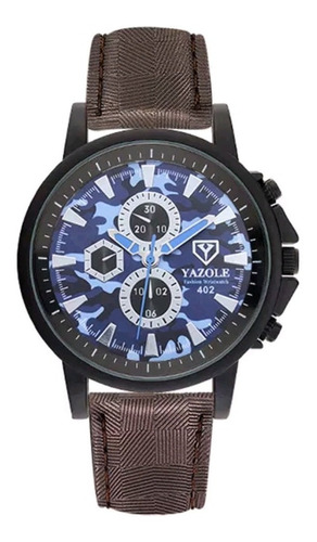 Cod 816 - Reloj Yazole Camuflado Azul - Joyas Margaret