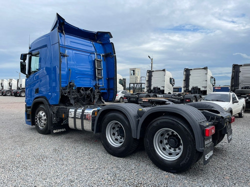Imagem 3 de 15 de Scania R440 Ano 2019 6x2 Azul Highline Scania R450 Trucada
