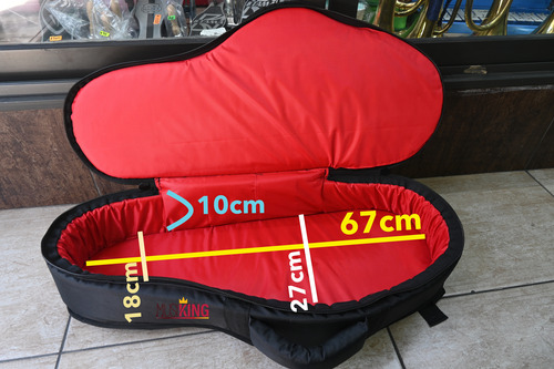 Funda Semirrígida Para Saxofon Alto, Tipo Mochila, Reforzada