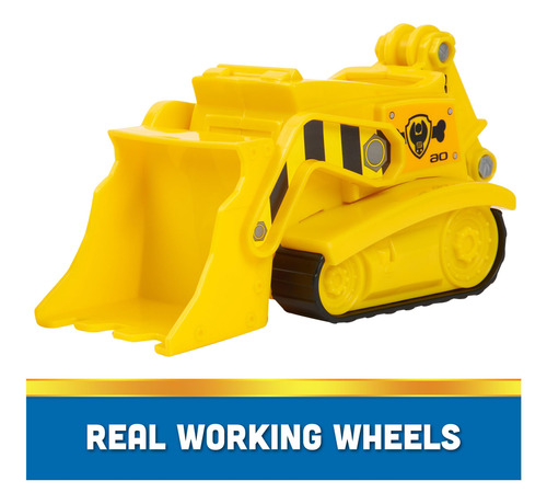 Vehículo De Juguete Paw Patrol Rubbles Bulldozer Con Figura