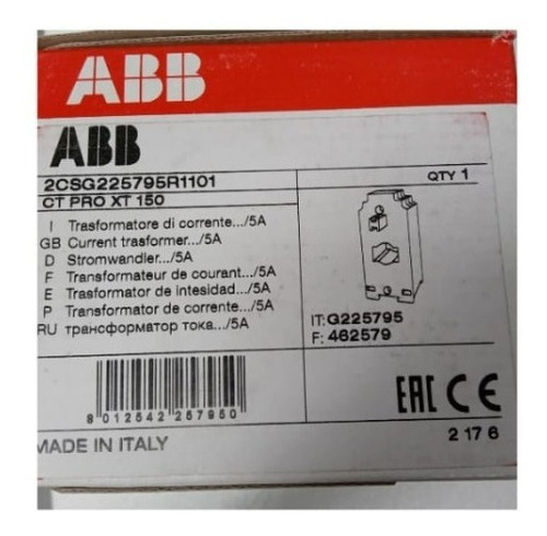 Transformador De Corriente Ct Pro Xt 150 Sin Tapa