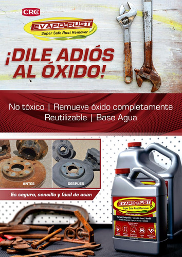 Eliminador De Óxido Alta Resistencia Crc Evapo-rust Er013