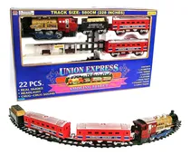 Comprar Tren Locomotora 3 Vagones Estacion 580cm Mundo Pre Fd232211