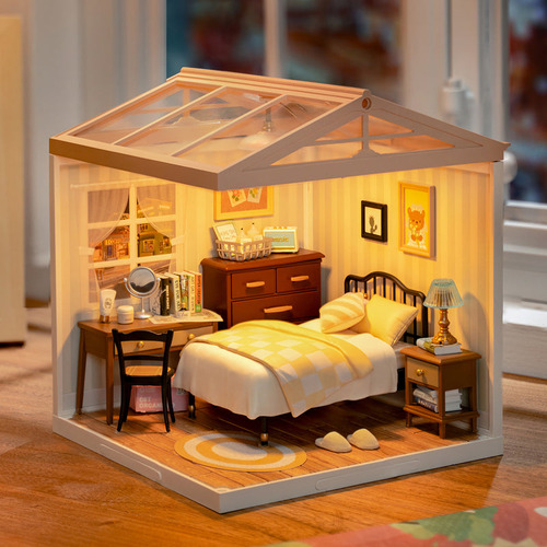 Super World Store Modelo Diy Casita Conjunto De Bloques