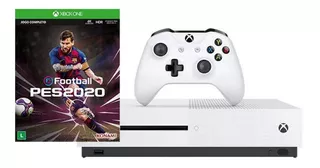 Microsoft Xbox One S 1TB Pro Evolution Soccer 2020 color blanco