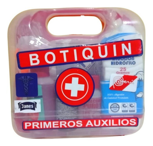 Botiquin Portátil De Primeros Auxilios Tipo Lonchera