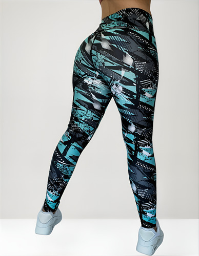 Leggings Colombianos Deportivos Mujer Pretina Alta Supplex