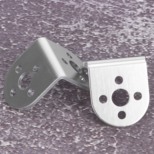 Soporte Aluminio Forma L Para Pieza Repuesto Robotica Pitsco