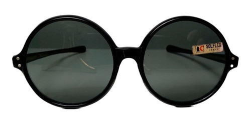 Lentes Sol Gafas Solflex Años 1960 Italia Redondo Joplin