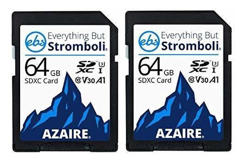 Everything But Stromboli Tarjeta Sd De 64 Gb (paquete De 2) 