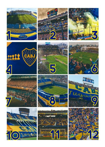 Vinilo Decorativo Para Pared Fotomural Boca Juniors 150x245 Azul