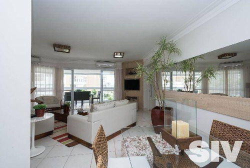 Apartamento Com 4 Dormitórios À Venda, 192 M² Por R$ 3.450.000,00 - Riviera - Módulo 7 - Bertioga/sp - Ap1045