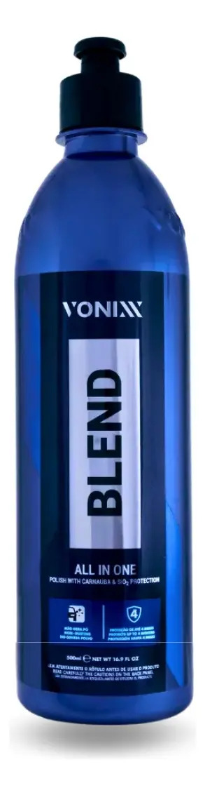Polidor Líquido Vonixx Blend All In One 500ml Proteção e Brilho