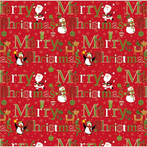 Imagem 3 de 5 de Papel Presente Natal 66x96cm.g199/206 Couche