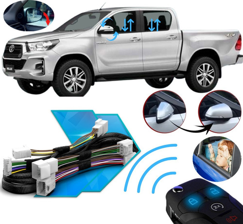 Imagem 1 de 3 de Módulo Subida Vidro Hilux Sw4 Yaris Plug And Play Faaftech