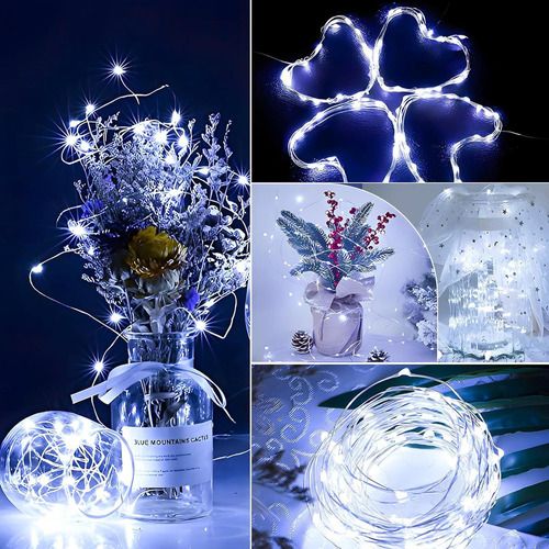 J 12 Luzes De Corda, 2m, 20 Luzes Decorativas Led, Luz
