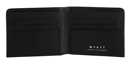 Wyatt Goods Cayman Billeteras De Cuero Bi-fold Para Hombre