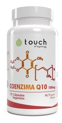 Touch Of Synergy - Coenzima Q10 100 Mg (70 Veg Caps) 