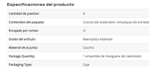 Juntas Multiple Admision Ford Explorer 4.6l V8 2002