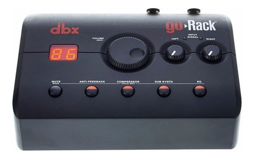 Dbx Go Rack Procesador Equalizador Compresor Feedback