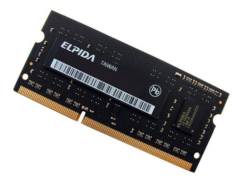 Memoria Ram Elpida 2gbx2 (4gb) 1rx8 Pc3-12800s-11-10-b2