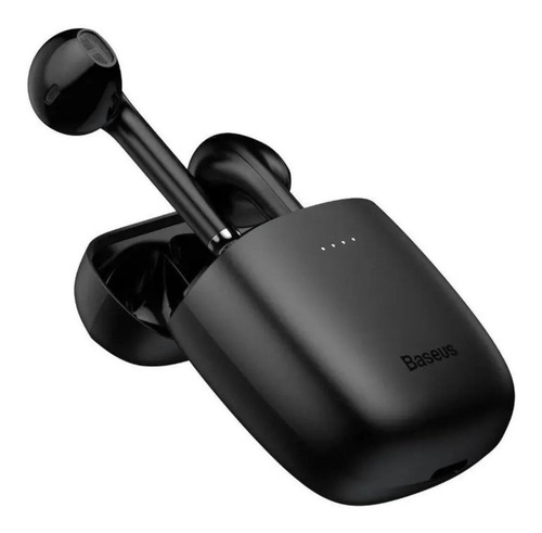 Imagem 2 de 4 de Fone de ouvido in-ear sem fio Baseus W04 Pro black