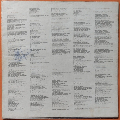 Lp Madonna Like A Prayer 1989 Com Encarte Vg Vinil (Usado)