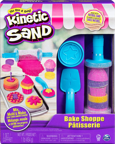 Arena Mágica Kinetic Sand Juego De Pastelería +3 Años