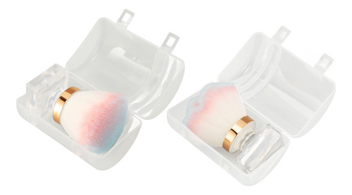 Brocha Limpiadora De Polvo Para Uñas, 2 Piezas, Multiusos