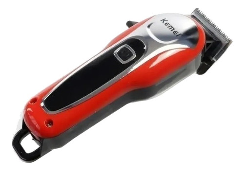 Cortador de cabelo Kemei KM-1995  vermelho 110V/240V