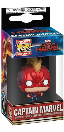 Imagen 2 de 4 de Funko Pocket Pop Keychain Captain Marvel