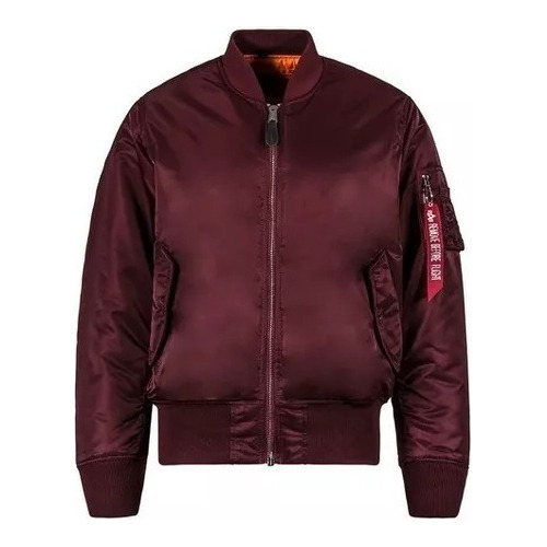 Campera Hombre Invierno Alpha Industries Ma-1 Aviador Bordo