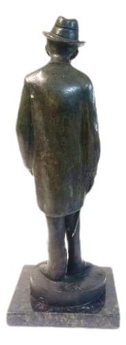 Rodolfo Bernardelli, Rui Barbosa , Bronze,33x10x10cm B8 Verde-escuro (Usado)