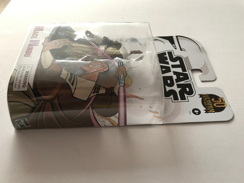 Mace Windu Clone Wars Cartoon Network Black Series 6 Pulgada (Usado)