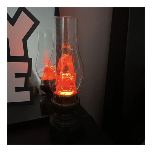 Calcifer Candelabro Llama Luz Nocturna Adorno Niños