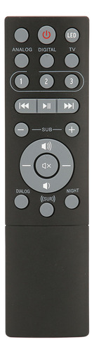 Control Remoto De Reemplazo: Control Remoto De Sonido Resist
