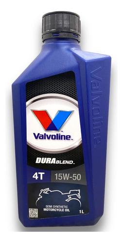 Aceite Valvoline 15w50 4t Durablend Semisintetico Moto 1 Lt 