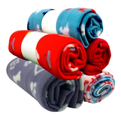 Kit 3 Manta Cobertor Soft Pet Cachorro Gato 1,10m X 0,90cm