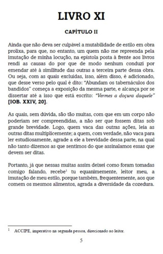 Coleção Moralia In Iob - Comentário Literal Ao Livro De Jó