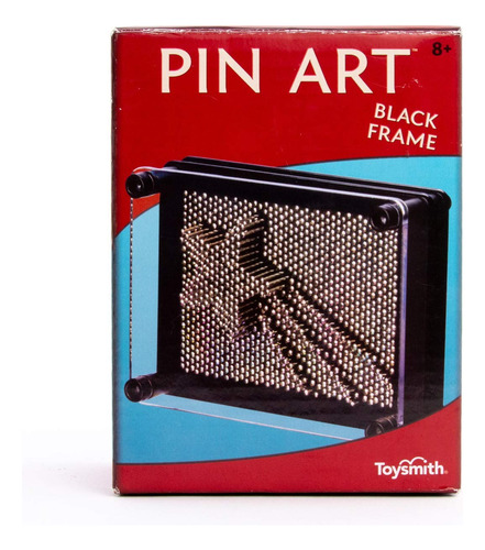 Pantalla De Pin Art Marco Negro 9.5 X 12.7 Cm