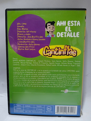 Imagen 2 de 4 de Ahí Está El Detalle - Cantinflas - Mario Moreno - Película